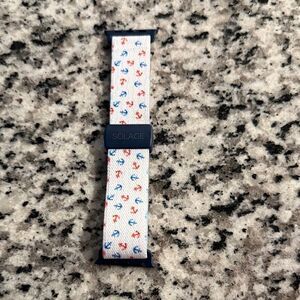 Solace Women's Nautical Anchor Bracelet - White with Blue and Red